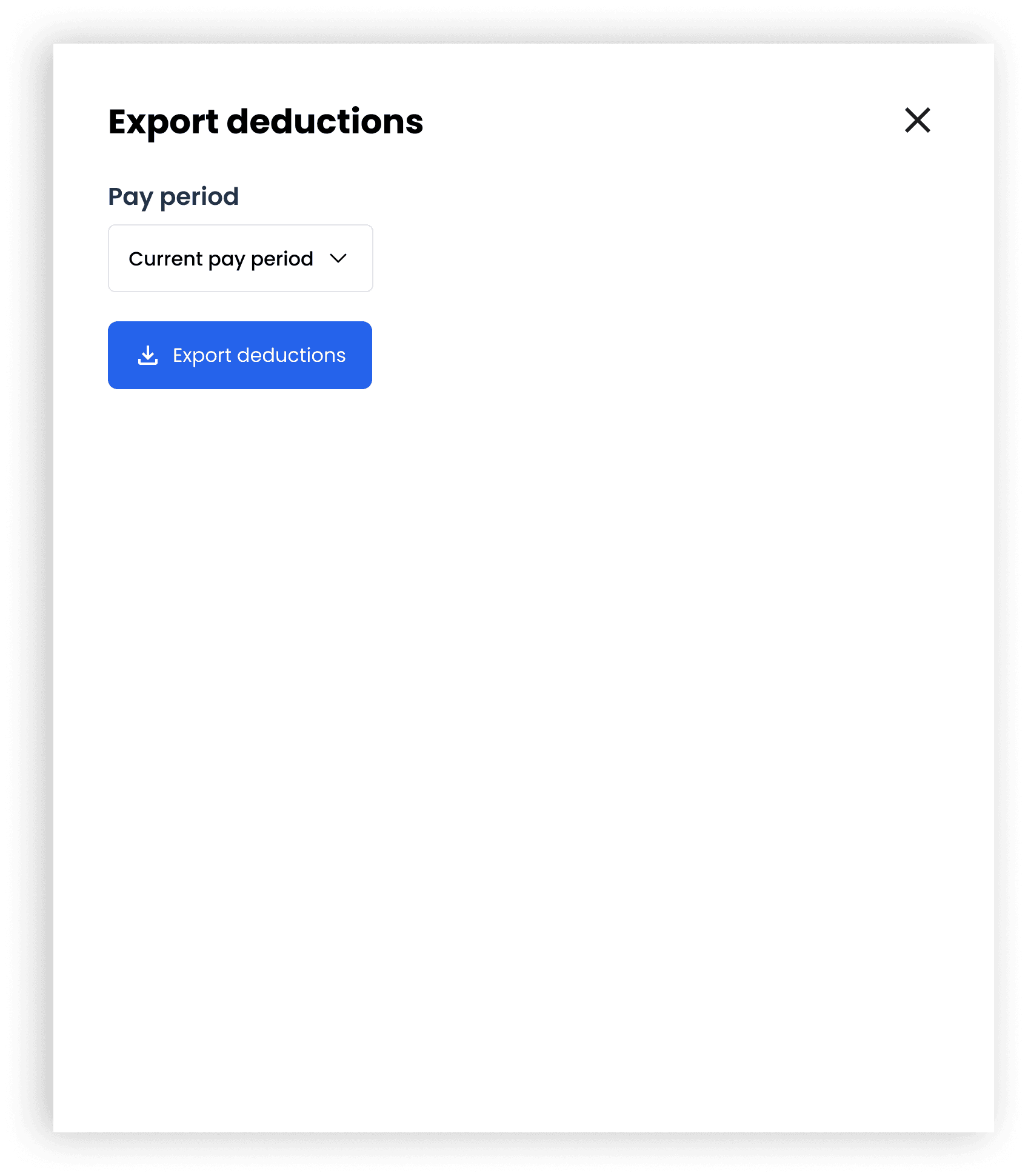 Before: single-entity export only