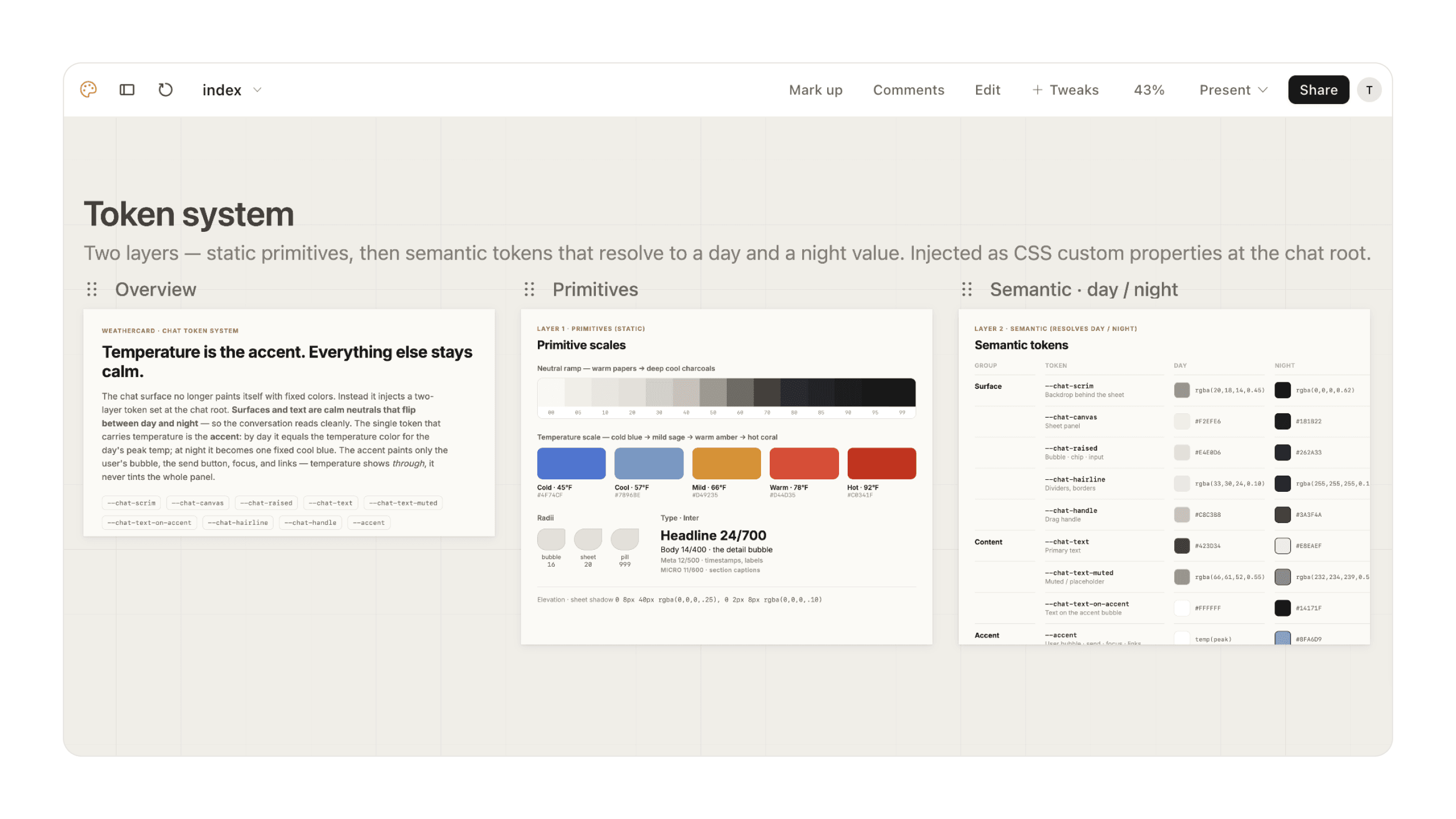 An AI-native design system