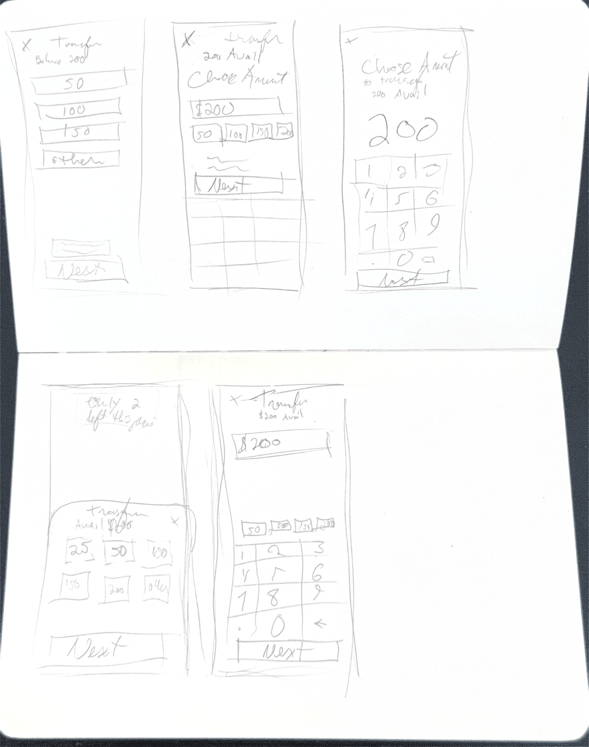 Choose amount explorations